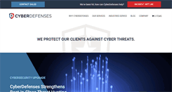 Desktop Screenshot of cyberdefenses.com
